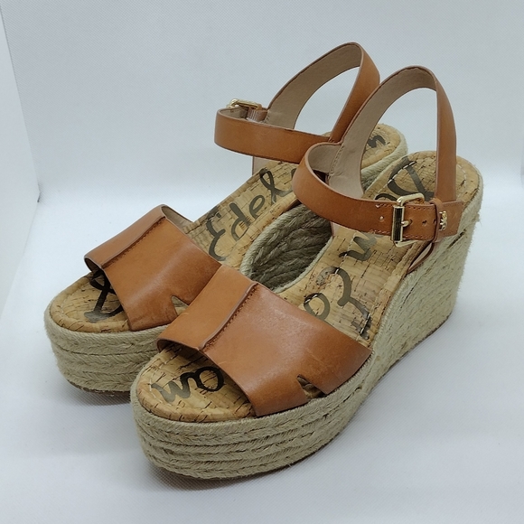 Sam Edelman Maura Wedge in Natural Bluff Size 9.5 - Picture 2 of 10